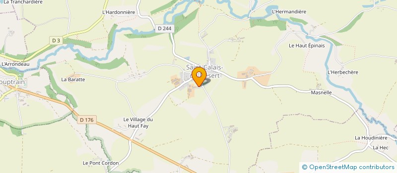 localisation de l'entreprise GROUPEMENT AGRICOLE D EXPLOITATION EN COMMUN RECONNU DE LA COUR à SAINT-CALAIS-DU-DESERT