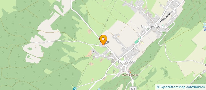 localisation de l'entreprise GROUPEMENT AGRICOLE D'EXPLOITATION EN COMMUN RECONNU DE LA CRAIE  VAL D'USIERS