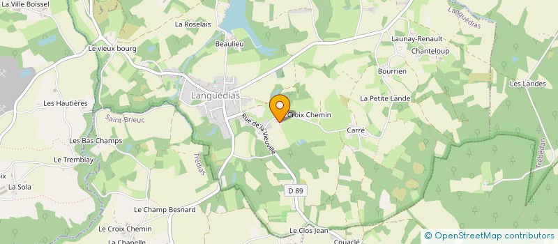 localisation de l'entreprise GROUPEMENT AGRICOLE D'EXPLOITATION EN COMMUN RECONNU DE LA CROIX CHEMIN à LANGUEDIAS