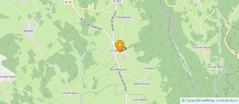 localisation de l'entreprise GROUPEMENT AGRICOLE D'EXPLOITATION EN COMMUN RECONNU DE LA FAYOLLE à SAINT PAL DE CHALENCON