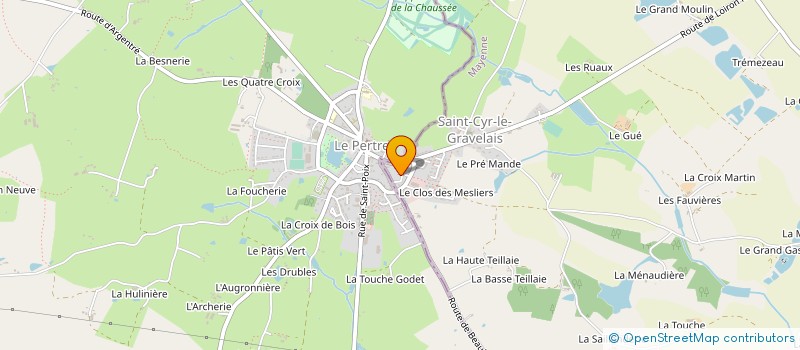 localisation de l'entreprise GROUPEMENT AGRICOLE D EXPLOITATION EN COMMUN RECONNU DE LA GASNERIE à LOIRON-RUILLE