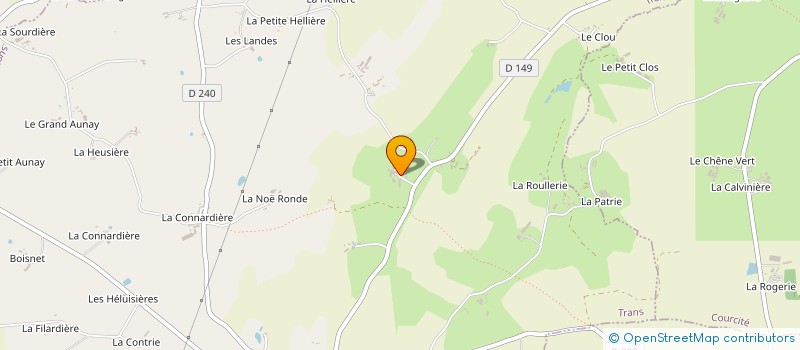 localisation de l'entreprise GROUPEMENT AGRICOLE D EXPLOITATION EN COMMUN RECONNU DE LA GOUPILLERE à TRANS