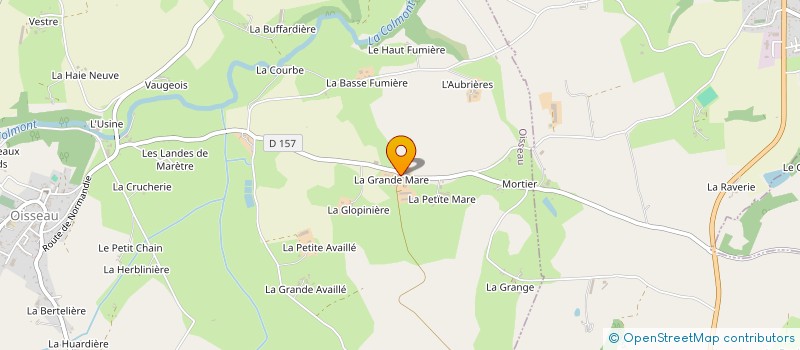 localisation de l'entreprise GROUPEMENT AGRICOLE D EXPLOITATION EN COMMUN RECONNU DE LA GRANDE MARE à OISSEAU