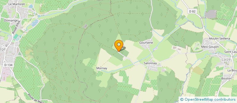 localisation de l'entreprise GROUPEMENT AGRICOLE D'EXPLOITATION EN COMMUN RECONNU DE LA GRANGE DU VERNAY  SAINT-MAURICE-DE-SATONNAY