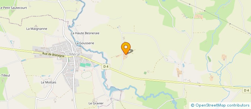 localisation de l'entreprise GROUPEMENT AGRICOLE D'EXPLOITATION EN COMMUN RECONNU DE LA MEIGNANNE à MERAL