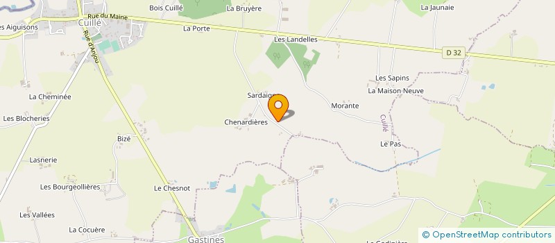 localisation de l'entreprise GROUPEMENT AGRICOLE D EXPLOITATION EN COMMUN RECONNU DE LA MONNERIE à LAUBRIERES