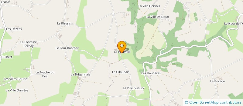 localisation de l'entreprise GROUPEMENT AGRICOLE D'EXPLOITATION EN COMMUN RECONNU DE LA PARENTELAIE à LE MENE