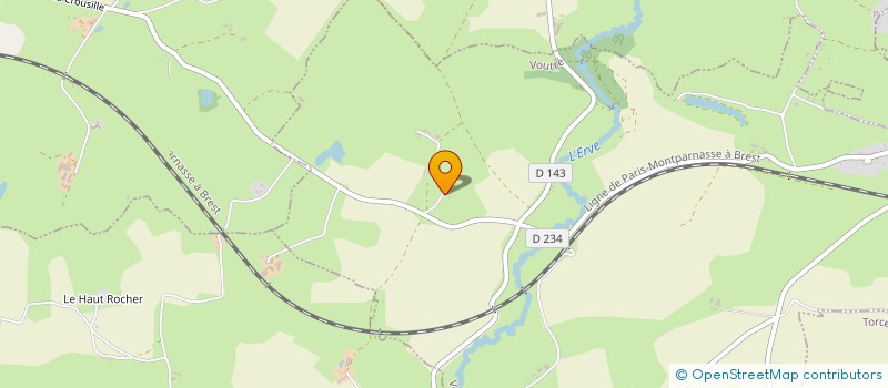 localisation de l'entreprise GROUPEMENT AGRICOLE D EXPLOITATION EN COMMUN RECONNU DE LA PETITE LANDE à EVRON