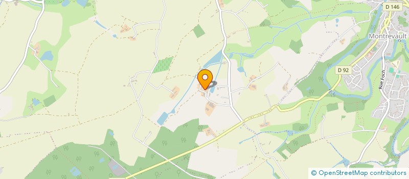 localisation de l'entreprise GROUPEMENT AGRICOLE D'EXPLOITATION EN COMMUN RECONNU DE LA POUPLINIERE à MONTREVAULT-SUR-EVRE