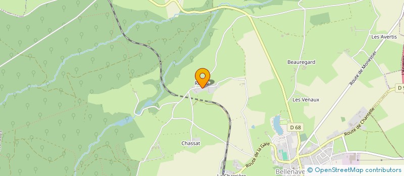 localisation de l'entreprise GROUPEMENT AGRICOLE D'EXPLOITATION EN COMMUN RECONNU DE LA ROCHE  CHIRAT L'EGLISE