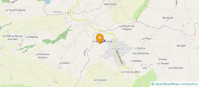 localisation de l'entreprise GROUPEMENT AGRICOLE D'EXPLOITATION EN COMMUN RECONNU DE LA ROCHE DURAND à QUESSOY