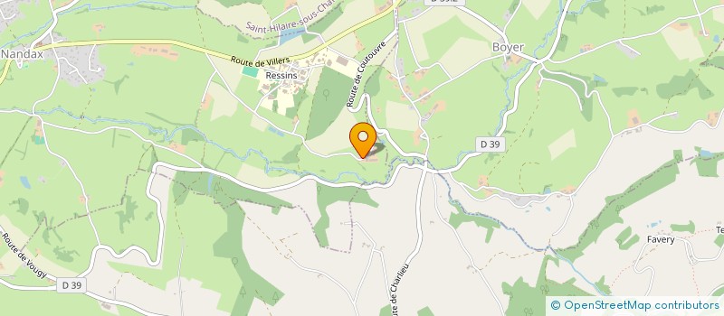 localisation de l'entreprise GROUPEMENT AGRICOLE D'EXPLOITATION EN COMMUN RECONNU DE LA ROCHE FLEURIE  NANDAX