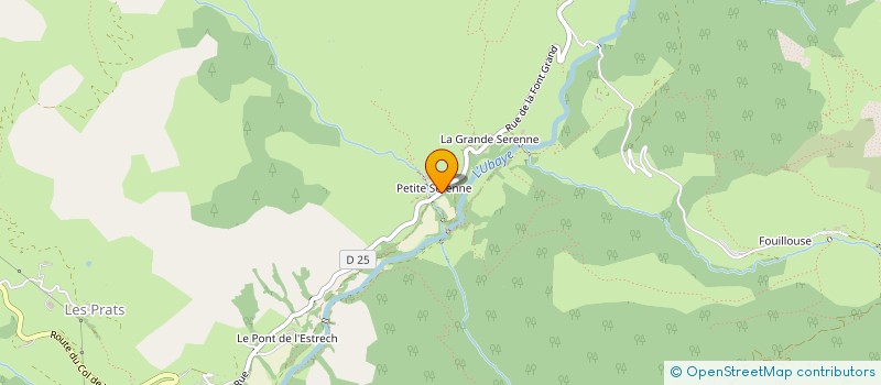 localisation de l'entreprise GROUPEMENT AGRICOLE D'EXPLOITATION EN COMMUN RECONNU DE LA SEDITION à SAINT PAUL SUR UBAYE