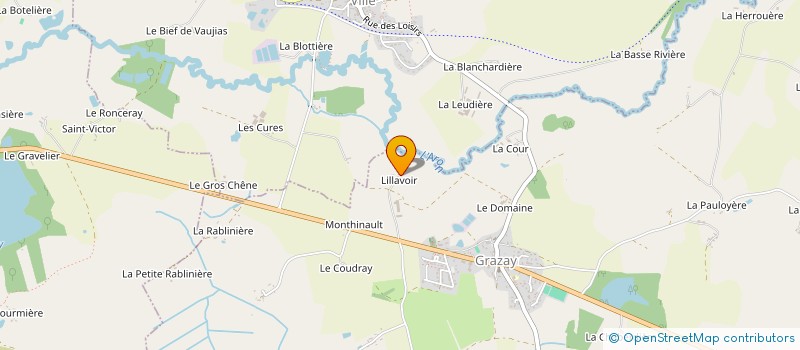localisation de l'entreprise GROUPEMENT AGRICOLE D'EXPLOITATION EN COMMUN RECONNU DE LILLAVOIX à GRAZAY