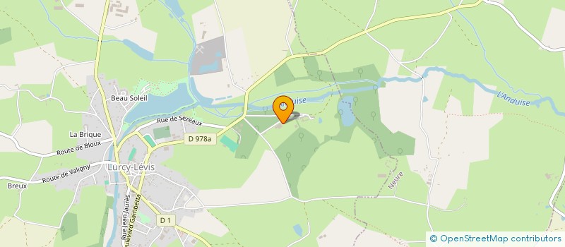 localisation de l'entreprise GROUPEMENT AGRICOLE D'EXPLOITATION EN COMMUN RECONNU DE NEUREUX à LURCY-LEVIS