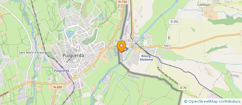 localisation de l'entreprise GROUPEMENT AGRICOLE D'EXPLOITATION EN COMMUN RECONNU DE PATRIEUSE  LATOUR-DE-CAROL