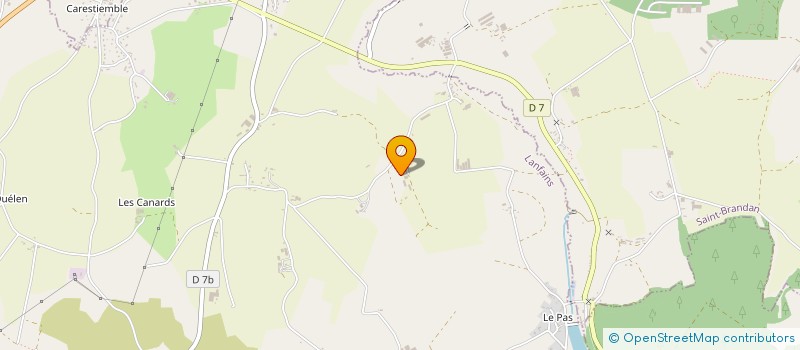 localisation de l'entreprise GROUPEMENT AGRICOLE D'EXPLOITATION EN COMMUN RECONNU DE POULFINTY à LANFAINS