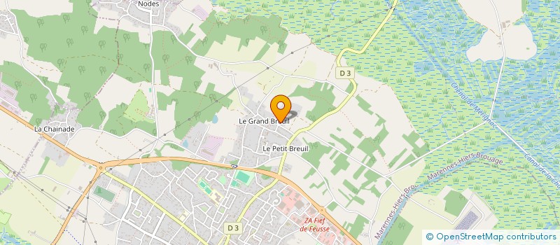 localisation de l'entreprise GROUPEMENT AGRICOLE D'EXPLOITATION EN COMMUN RECONNU DE TOUCHELONGE  MARENNES-HIERS-BROUAGE