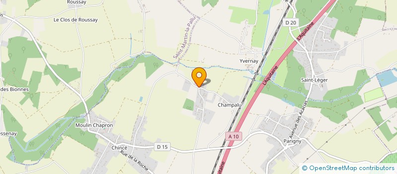 localisation de l'entreprise GROUPEMENT AGRICOLE D'EXPLOITATION EN COMMUN RECONNU DE TRAIN à JAUNAY-MARIGNY