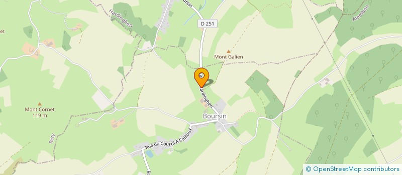 localisation de l'entreprise GROUPEMENT AGRICOLE D'EXPLOITATION EN COMMUN RECONNU DELATTRE  BOURSIN