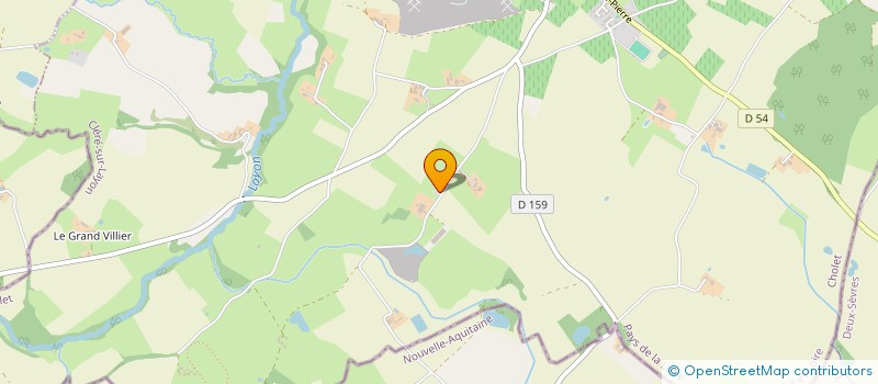 localisation de l'entreprise GROUPEMENT AGRICOLE D'EXPLOITATION EN COMMUN RECONNU DELPHIN à LYS-HAUT-LAYON