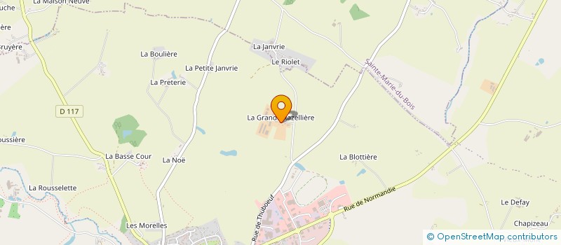 localisation de l'entreprise GROUPEMENT AGRICOLE D'EXPLOITATION EN COMMUN RECONNU DEROUET à LASSAY-LES-CHATEAUX