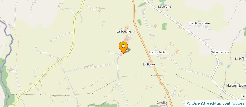 localisation de l'entreprise GROUPEMENT AGRICOLE D'EXPLOITATION EN COMMUN RECONNU DES 2 PROVINCES à LANDIVY