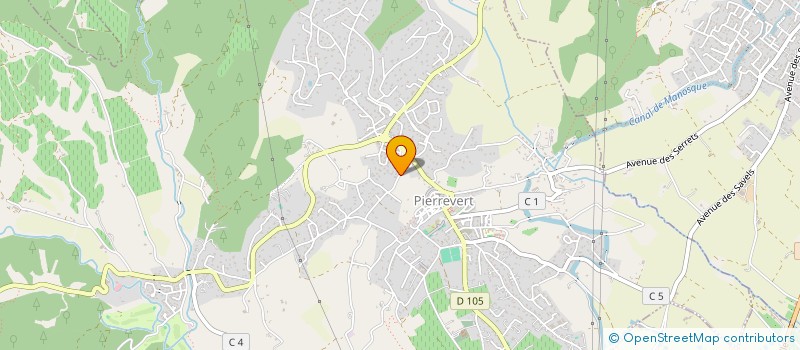 localisation de l'entreprise GROUPEMENT AGRICOLE D'EXPLOITATION EN COMMUN RECONNU DES AIGLES à PIERREVERT