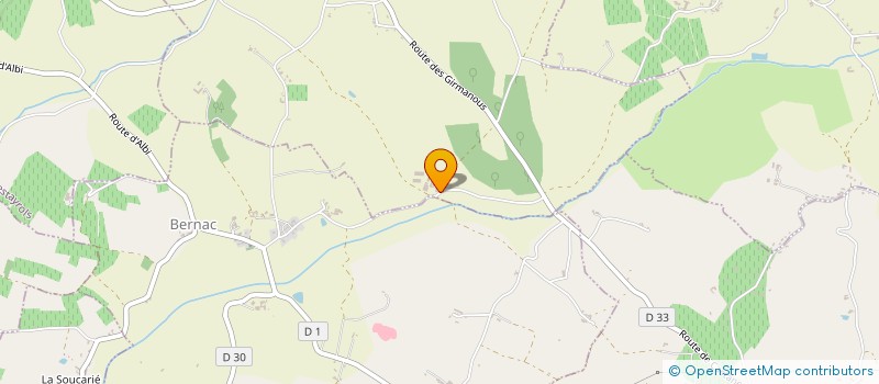 localisation de l'entreprise GROUPEMENT AGRICOLE D'EXPLOITATION EN COMMUN RECONNU DES BOSQUETS à CASTANET