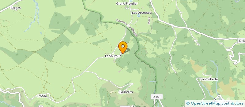 localisation de l'entreprise GROUPEMENT AGRICOLE D'EXPLOITATION EN COMMUN RECONNU DES BOUTIERES à LES VASTRES