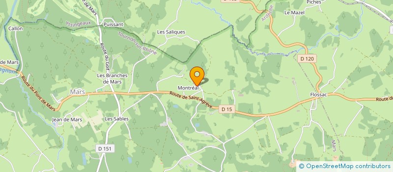 localisation de l'entreprise GROUPEMENT AGRICOLE D'EXPLOITATION EN COMMUN RECONNU DES CHAMPS DE MARS à MARS