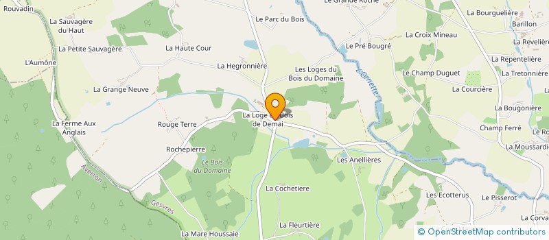 localisation de l'entreprise GROUPEMENT AGRICOLE D EXPLOITATION EN COMMUN RECONNU DES CHAMPS ELYSEES  GESVRES