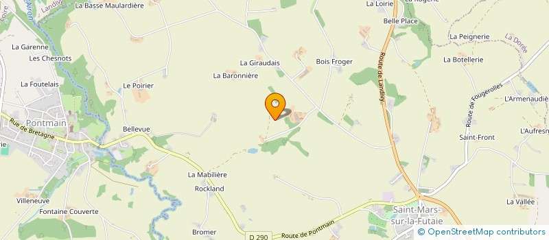 localisation de l'entreprise GROUPEMENT AGRICOLE D EXPLOITATION EN COMMUN RECONNU DES DEUX CHAPELLES à SAINT-MARS-SUR-LA-FUTAIE