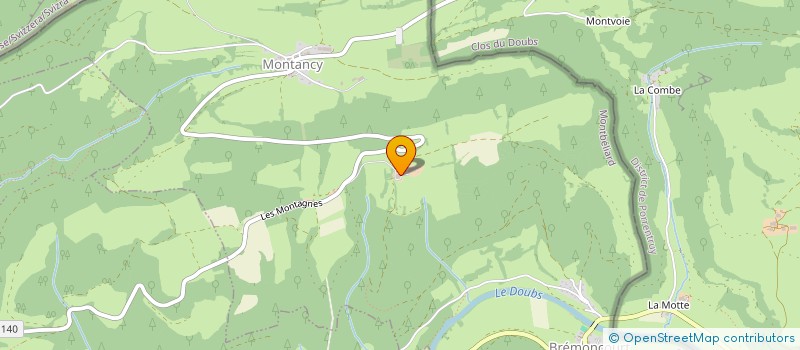localisation de l'entreprise GROUPEMENT AGRICOLE D'EXPLOITATION EN COMMUN RECONNU DES DEUX MONTAGNES à MONTANCY
