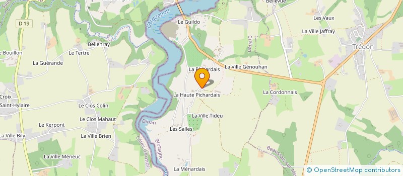 localisation de l'entreprise GROUPEMENT AGRICOLE D'EXPLOITATION EN COMMUN RECONNU DES DEUX RIVES à PLOREC-SUR-ARGUENON