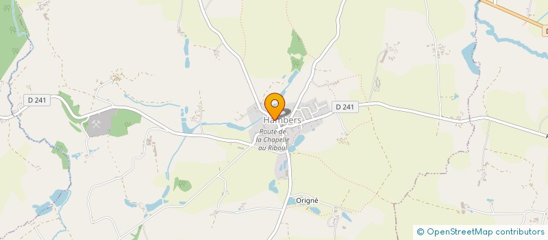 localisation de l'entreprise GROUPEMENT AGRICOLE D'EXPLOITATION EN COMMUN RECONNU DES DEUX VALLEES  HAMBERS