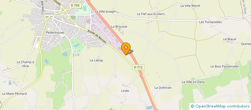 localisation de l'entreprise GROUPEMENT AGRICOLE D'EXPLOITATION EN COMMUN RECONNU DES DEUX VERSANTS à PLUMAUGAT
