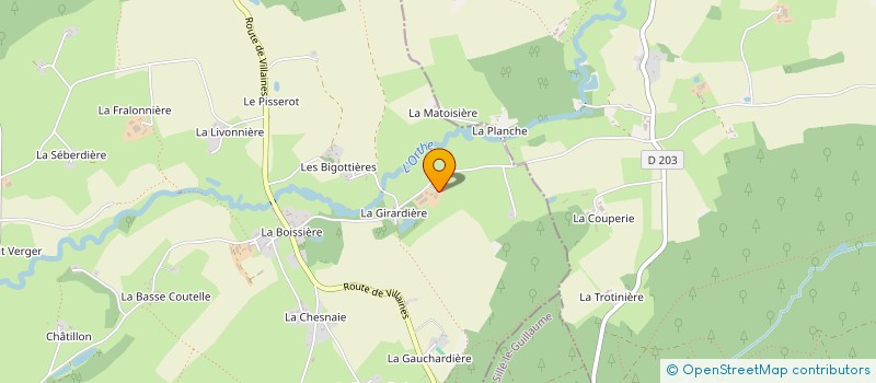 localisation de l'entreprise GROUPEMENT AGRICOLE D EXPLOITATION EN COMMUN RECONNU DES GRANDES FORGES à VIMARTIN-SUR-ORTHE