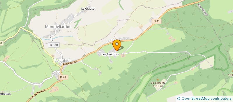 localisation de l'entreprise GROUPEMENT AGRICOLE D'EXPLOITATION EN COMMUN RECONNU DES GUERITTES à LE LUHIER