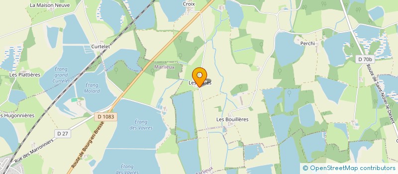 localisation de l'entreprise GROUPEMENT AGRICOLE D EXPLOITATION EN COMMUN RECONNU DES GURES à SAINT-PAUL-DE-VARAX