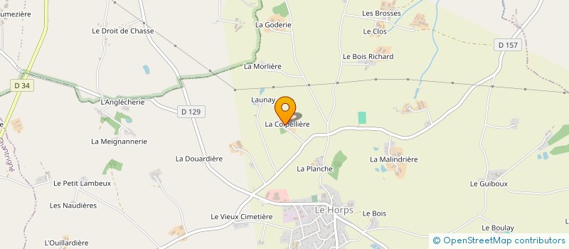 localisation de l'entreprise GROUPEMENT AGRICOLE D'EXPLOITATION EN COMMUN RECONNU DES HERBAGERS à LE HORPS