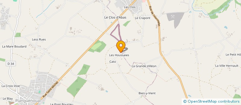 localisation de l'entreprise GROUPEMENT AGRICOLE D'EXPLOITATION EN COMMUN RECONNU DES HOUSSAYES à LAMBALLE-ARMOR