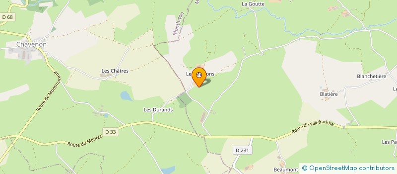 localisation de l'entreprise GROUPEMENT AGRICOLE D'EXPLOITATION EN COMMUN RECONNU DES MAISONS  SAINT-SORNIN