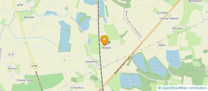 localisation de l'entreprise GROUPEMENT AGRICOLE D'EXPLOITATION EN COMMUN RECONNU DES PETITS BRUN  VILLENEUVE