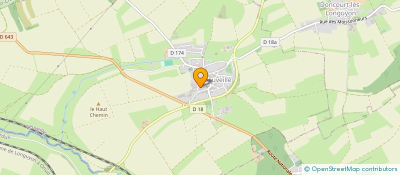 localisation de l'entreprise GROUPEMENT AGRICOLE D'EXPLOITATION EN COMMUN RECONNU DES QUATRE VENTS  BEUVEILLE