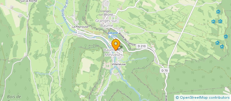 localisation de l'entreprise GROUPEMENT AGRICOLE D'EXPLOITATION EN COMMUN RECONNU DES RECHASSONS à PLASNE