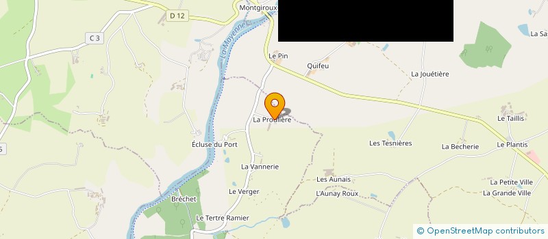 localisation de l'entreprise GROUPEMENT AGRICOLE D'EXPLOITATION EN COMMUN RECONNU DES RUISSEAUX  SACE