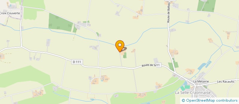 localisation de l'entreprise GROUPEMENT AGRICOLE D'EXPLOITATION EN COMMUN RECONNU DES SAPINS à SELLE-CRAONNAISE (LA)