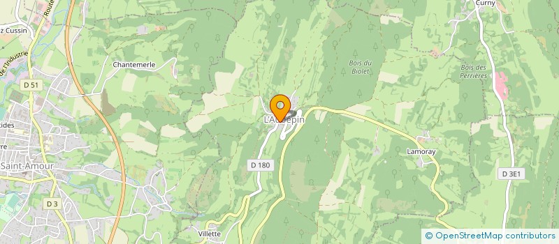 localisation de l'entreprise GROUPEMENT AGRICOLE D'EXPLOITATION EN COMMUN RECONNU DES SEQUOIAS  LES TROIS-CHATEAUX