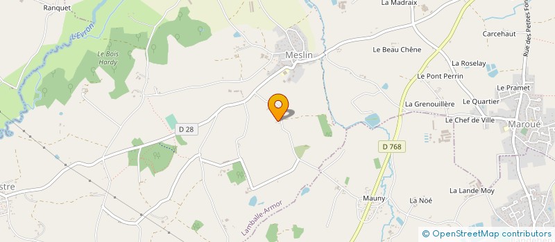 localisation de l'entreprise GROUPEMENT AGRICOLE D'EXPLOITATION EN COMMUN RECONNU DES TOUCHES à HENANSAL